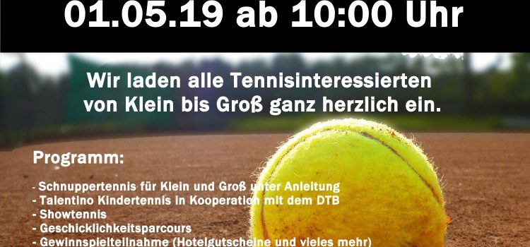 Einladung zur Tennis Saisoneröffnung