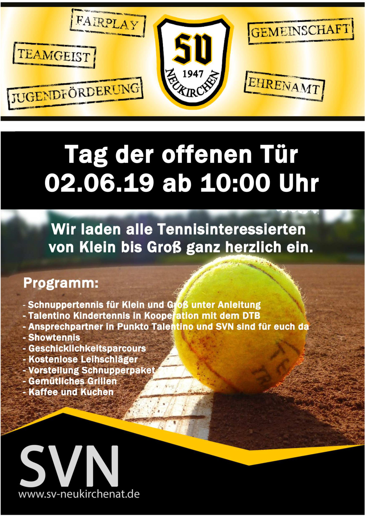 SVN Tennis Tag der offenen Tür